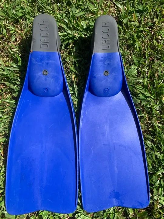 nadadeira italiana Dacor 40/41 cordaflex longblade - Foto 2