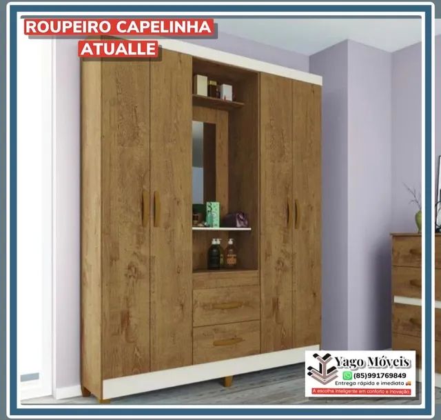 Guarda Roupa capelinha em mega Promoção entrega grátis !