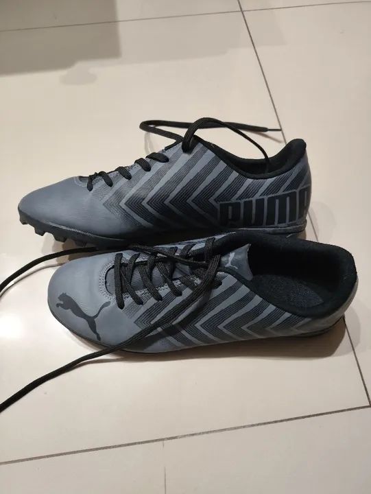 Chuteira Society Puma Tacto II - 44 (forma pequena 42 ou 43)