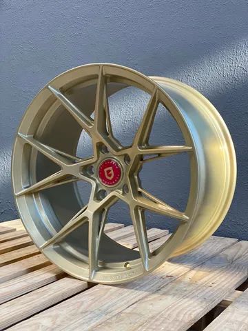 Rodas Gisa Glória Flow Forming P/ Boxster Dourado 5x130 - 20x8,5 e 20x10,5 - Foto 2