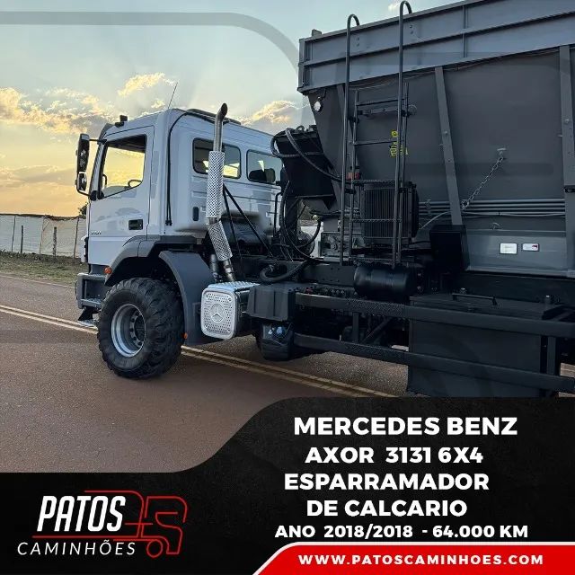 Mercedes Benz Axor 3131 6x4 Esparramador de Calcario 2018/2018 - Foto 12