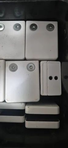 Presilha para vidro reta branco v/a corrimao - Foto 2