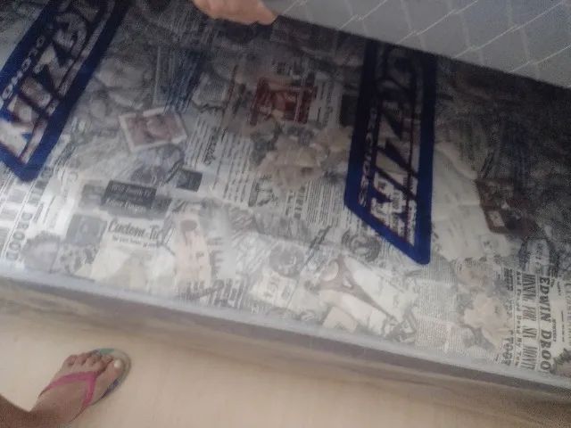 Base Cama Box de Solteiro e Cama Auxiliar Acoplado, em ótimo estado, cinza, Gazin - Foto 5
