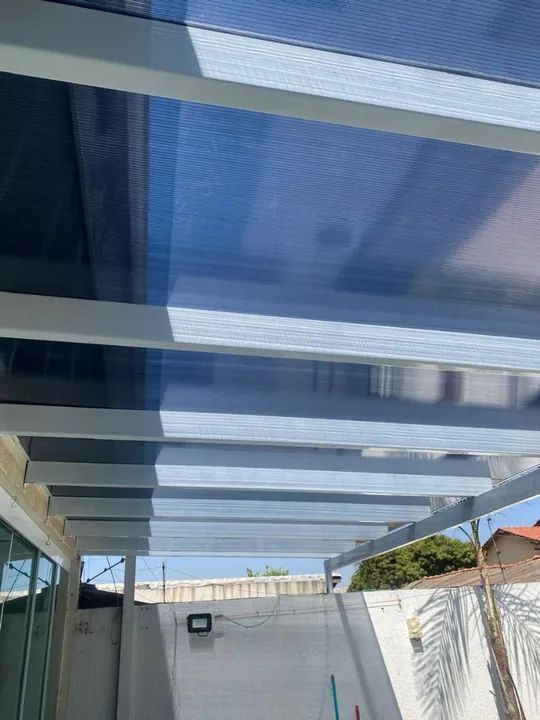 Pergolado com pintura eletrostática 