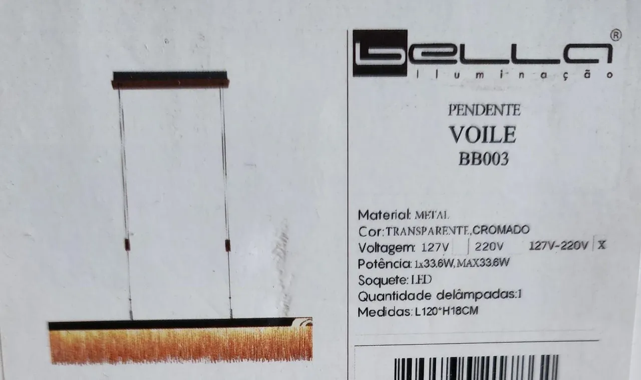 Vendo Pendente VOILE BB003