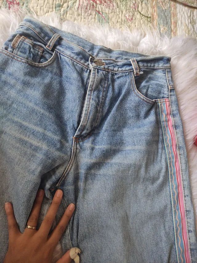 Calça mom feminina 