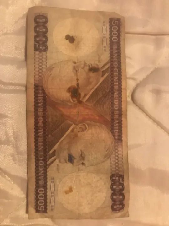 Cédulas antigas várias tipos e também moedas antigas  - Foto 4