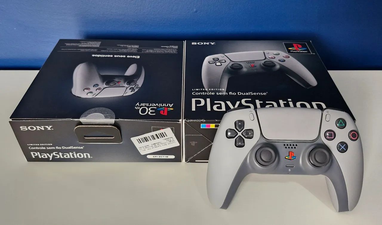 Controle Dualsense Edição Limitada do 30° Aniversário do Playstation- Lacrado  - Foto 4
