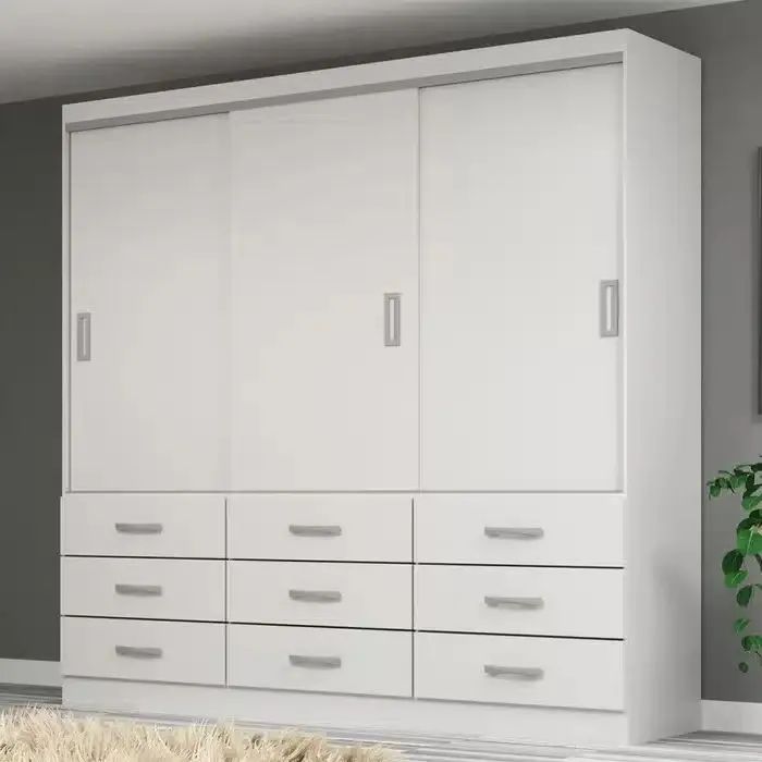 Guarda Roupa Isabella 3P - Entrega Rápida 