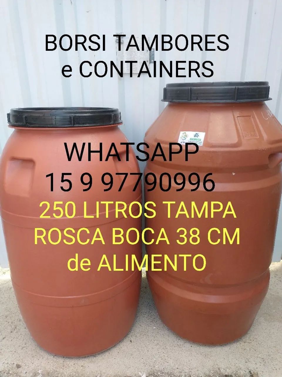Container IBC 1000 Litros Bombona Tambor Plastico- Ótimo Estado - Foto 6
