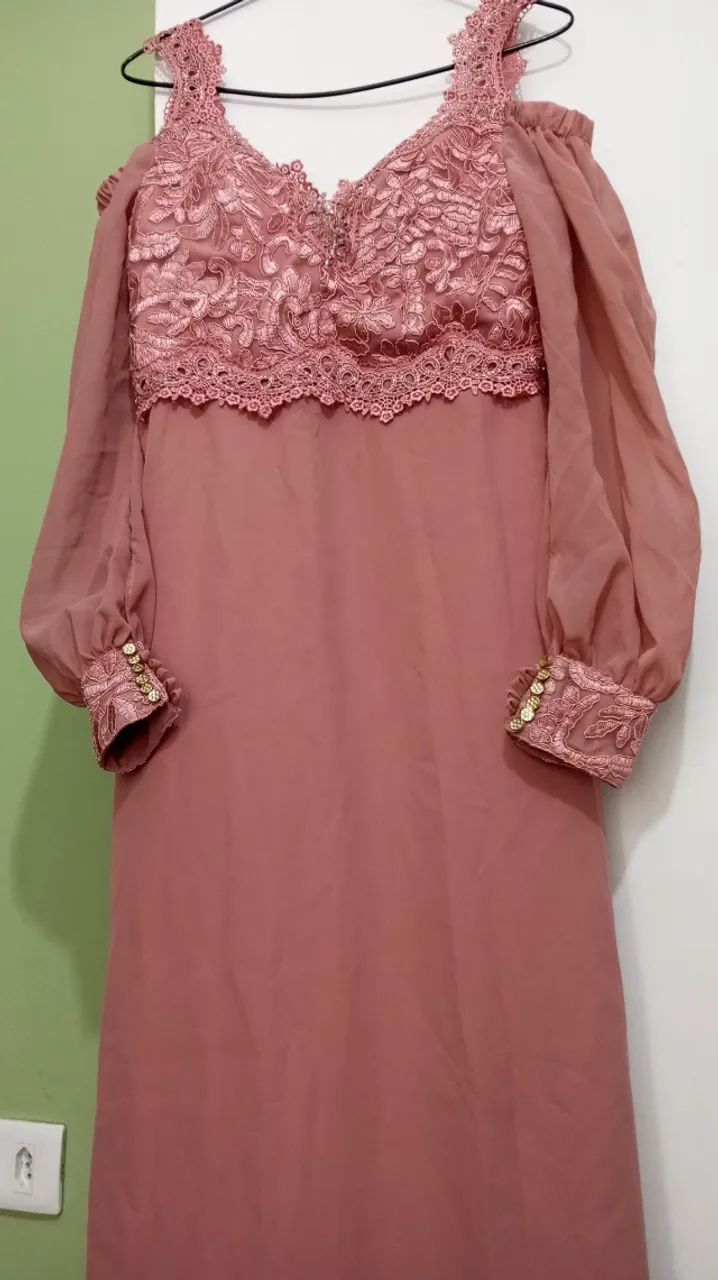 Vestido de festa rose - Foto 4