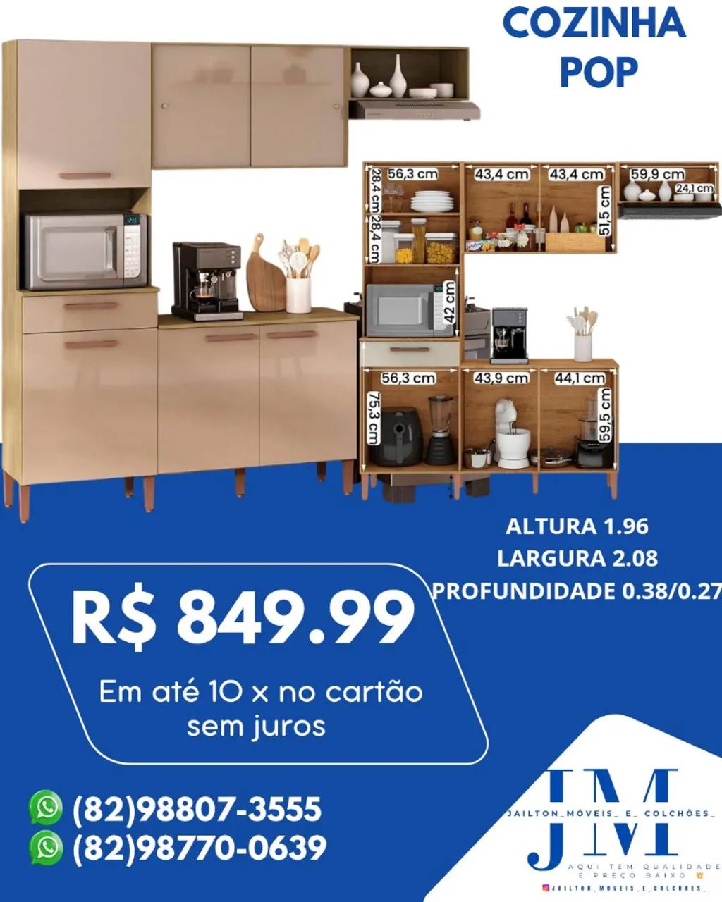 MEGA PROMOÇÃO COZINHA POP 
