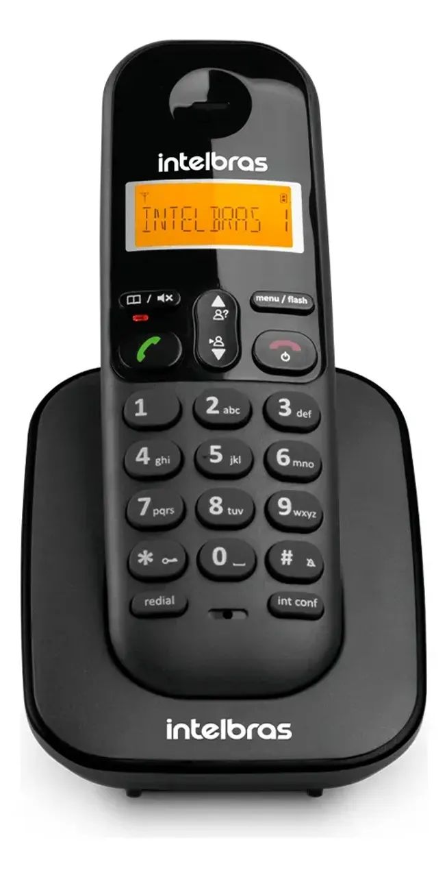 Ramal sem fio digital intelbras TS 3111 identificador de chamadas preto - Foto 3