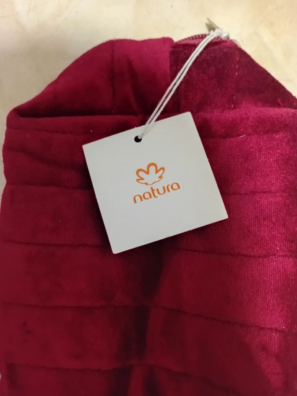 NÉCESSAIRE NATURA CEREJA E AVELÃ - R$80,00 