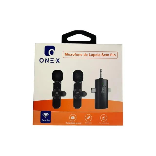 Kit Microfones Lapela One-X MIC-2900 - Foto 2