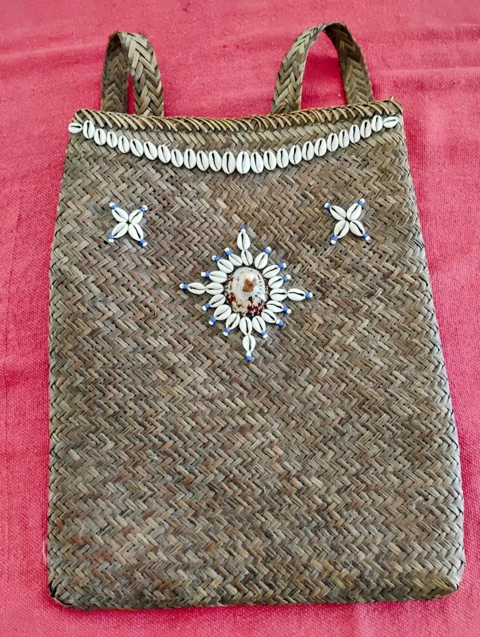 Mochila Balinesa de ratan