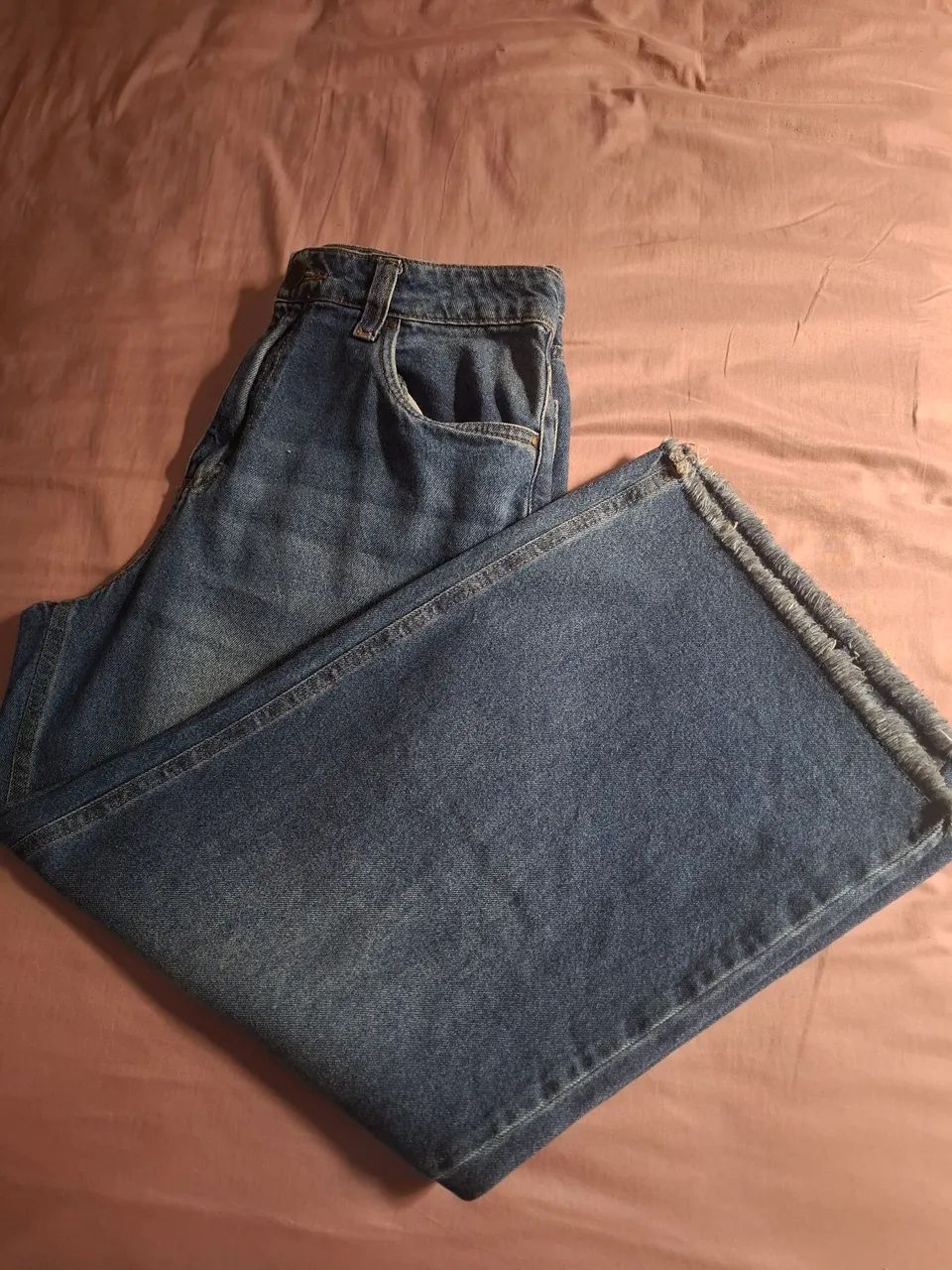 Calça jeans wide leg