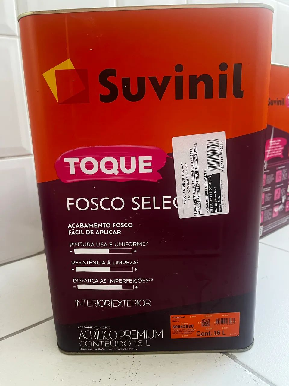 Tintas para parede e teto