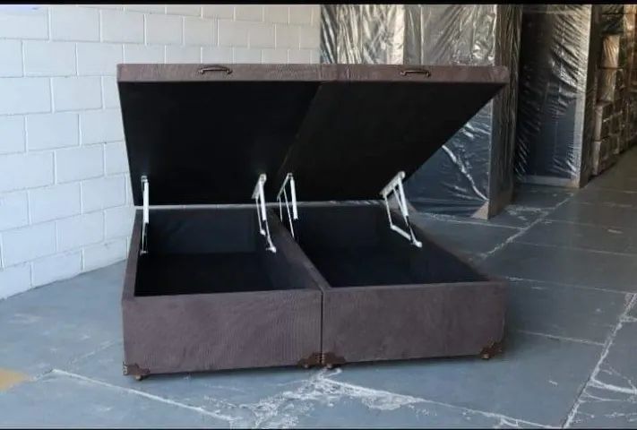 BOX BAÚ KING SIZE BIPARTIDO  - Foto 2