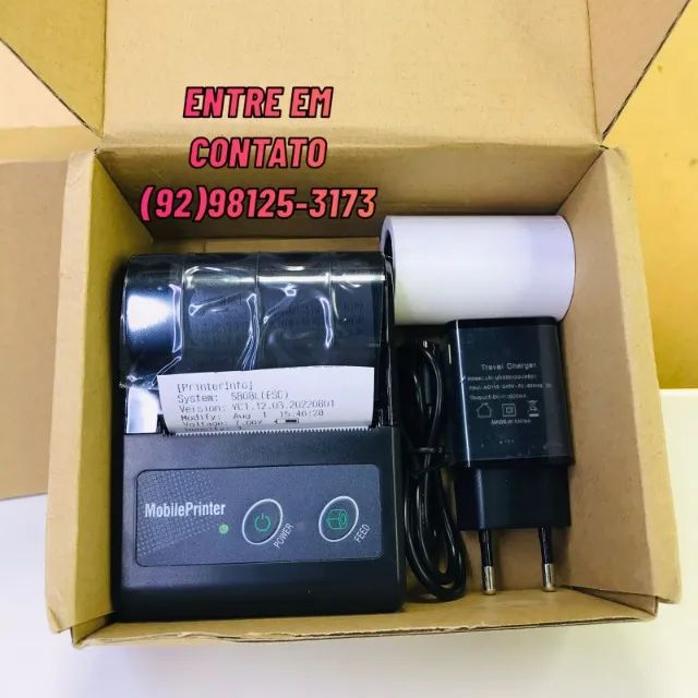 Impressora Termica Bluetooth-Entregas 9h as 22h
