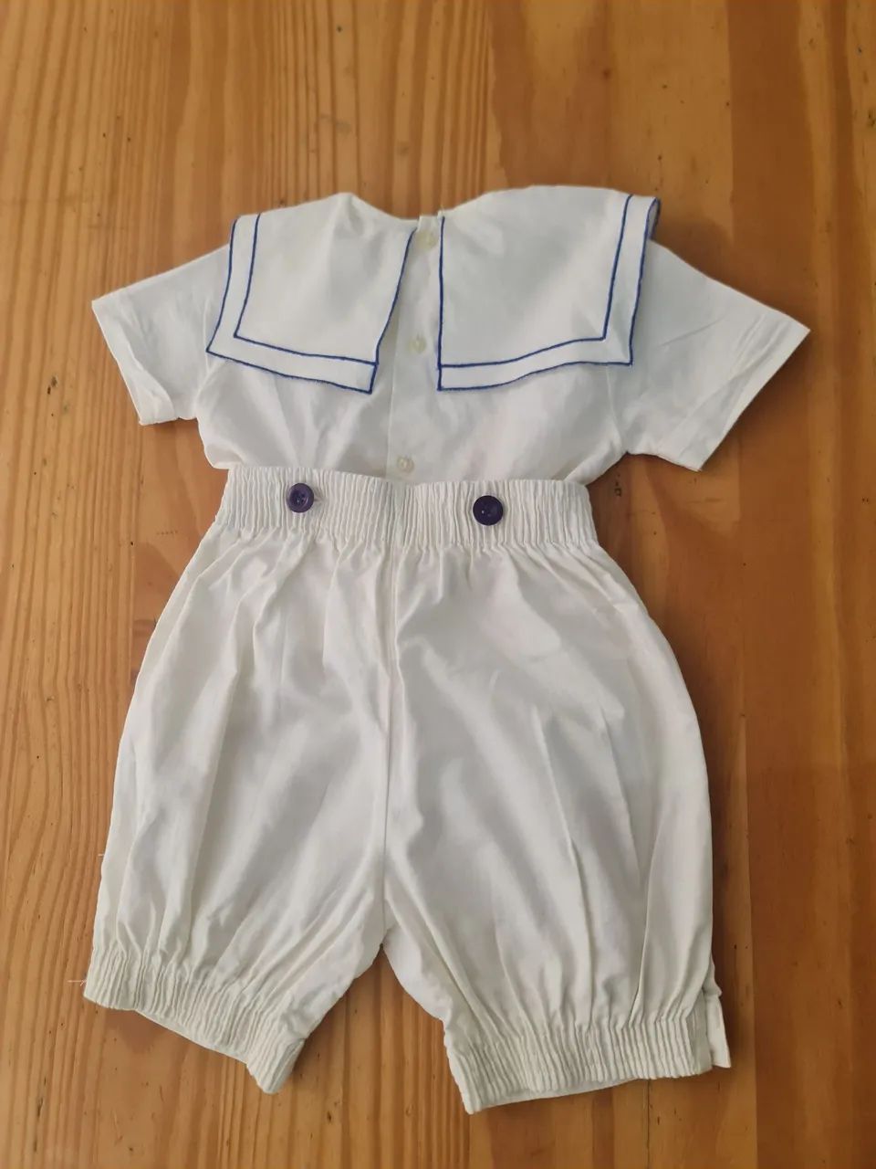 Conjunto Salopete Vintage infantil - 1 a 2 anos - Foto 2