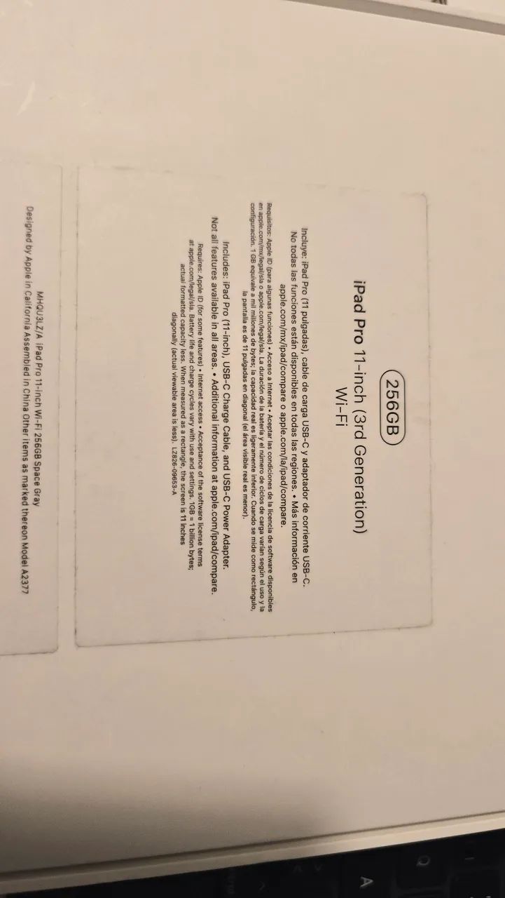 IPAD PRO 3° GERAÇÃO 256GB WI-FI 11 - Foto 2