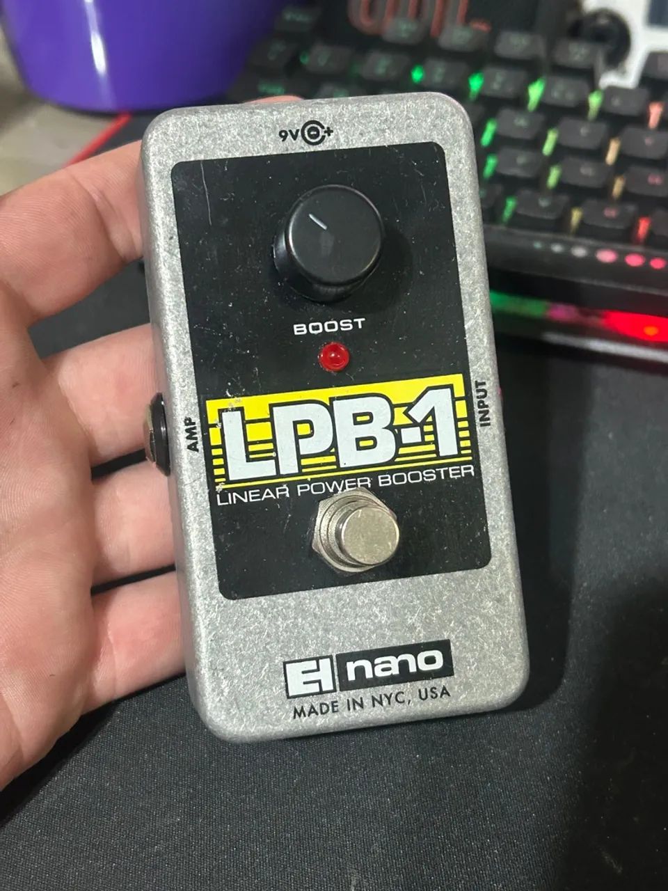 Pedal de booster da electro harmonix EHX - Foto 2