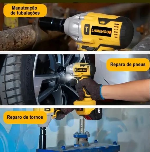 Chave de impacto 2 baterias - Foto 2