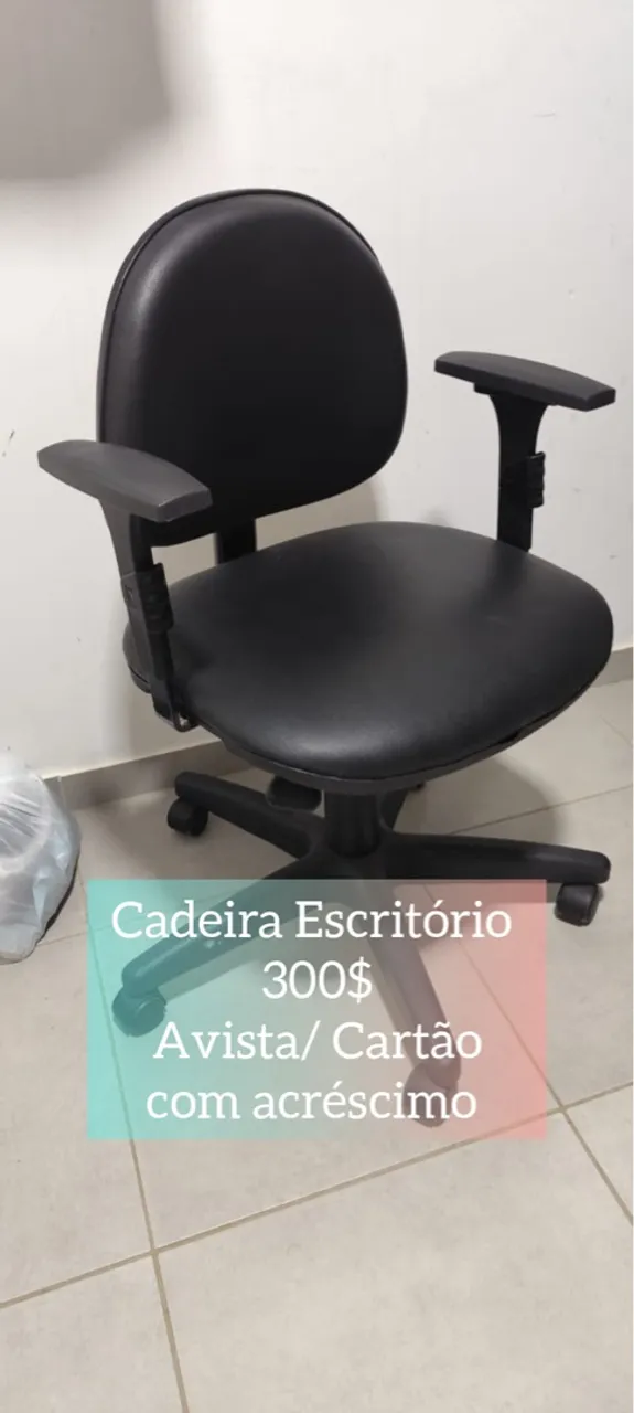 Cadeira de Escritório com Rodinhas - Conforto e Funcionalidade