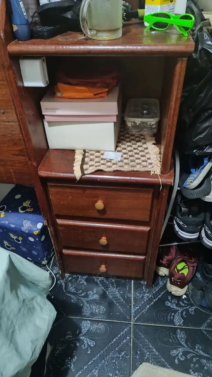 Cabeceira com gavetas e baú  - Foto 4