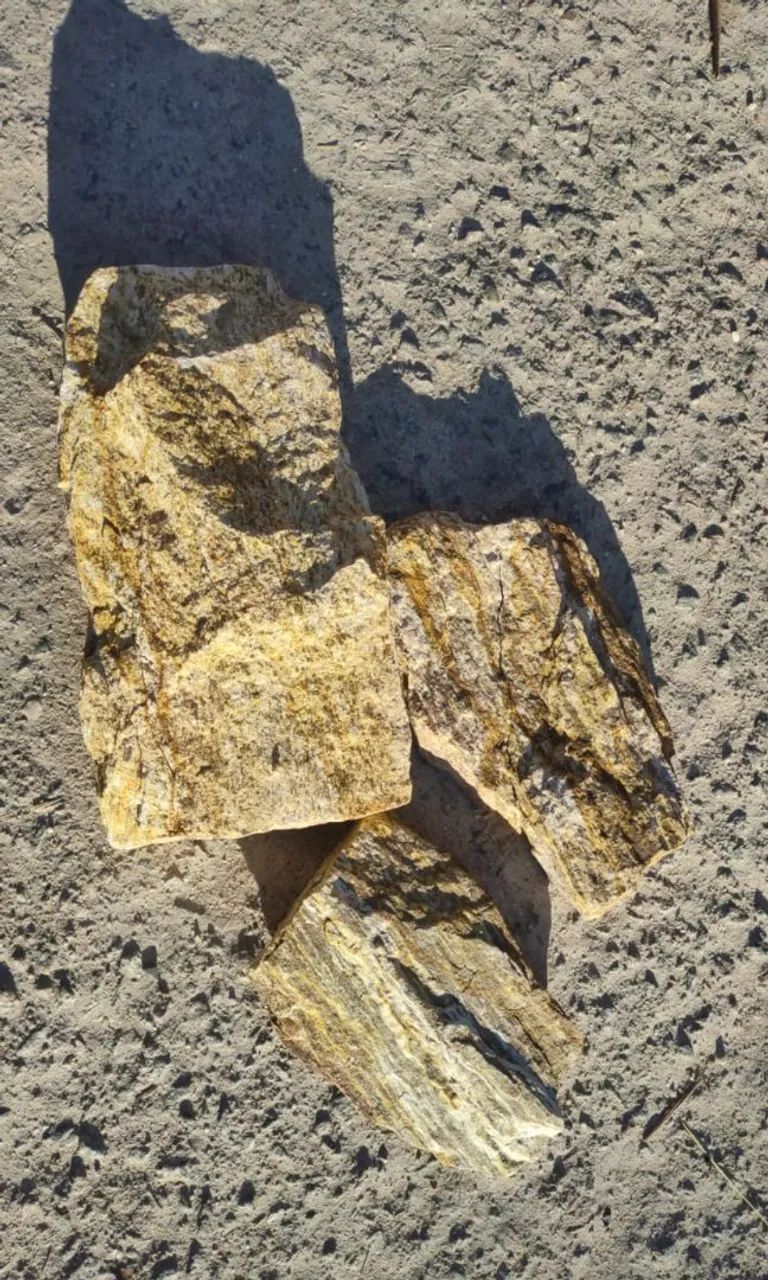 Pedra bruta Madeira Amarelo mesclado  - Foto 3