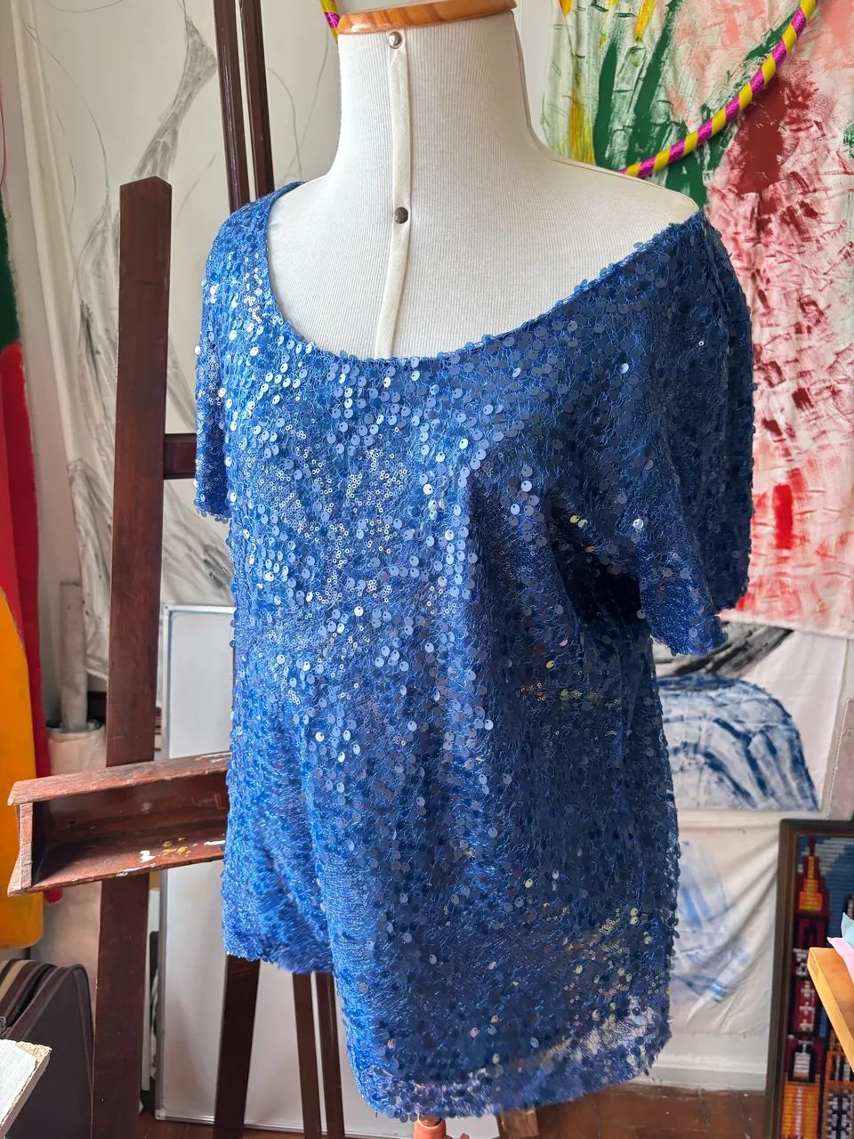 Blusa de paetê! 