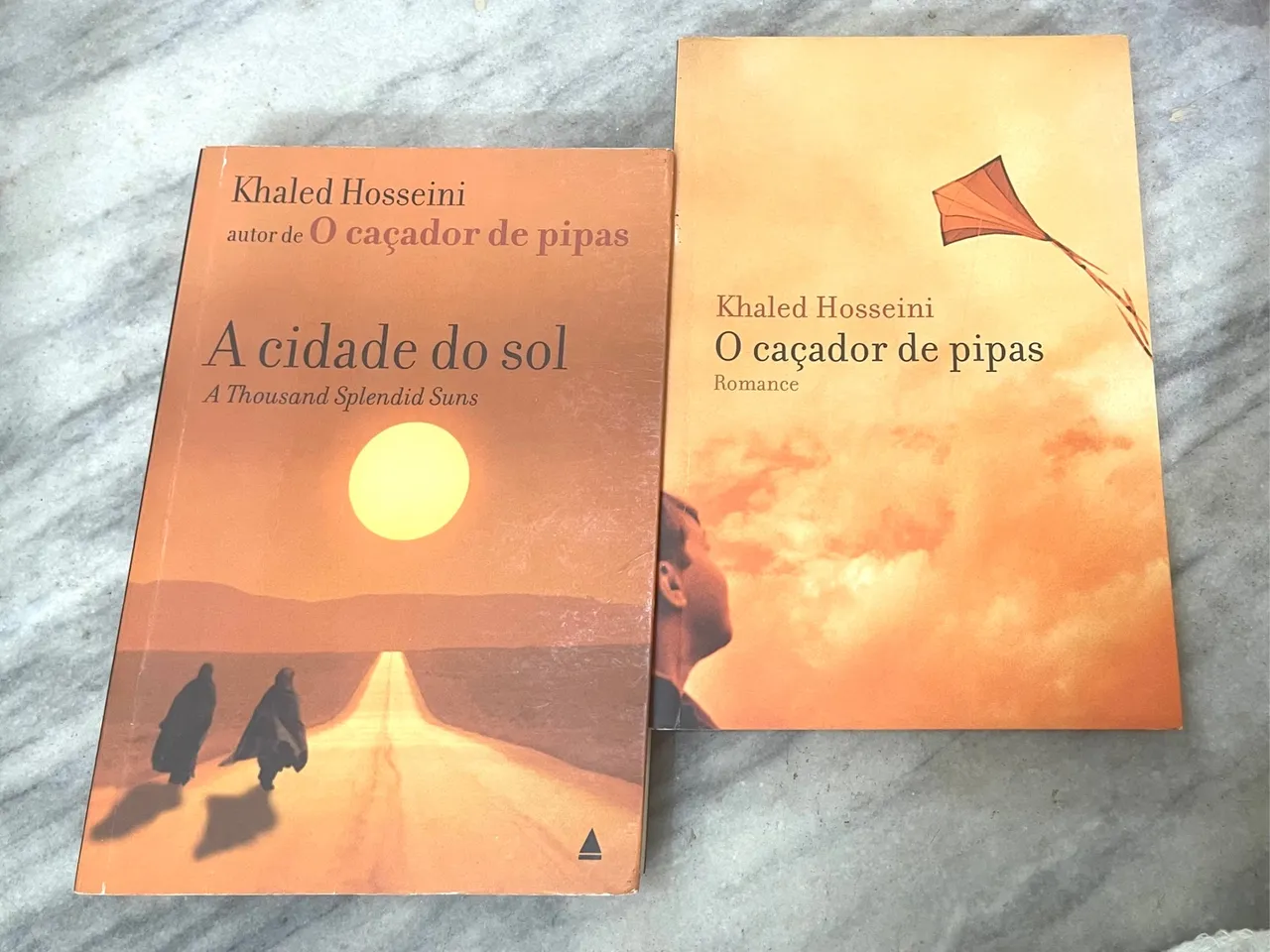 Livros Khaled Hosseini - A Cidade do Sol e O Caçador de Pipas