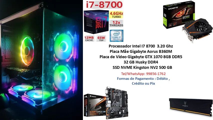 PC Gamer Intel Core I7 /Core I5 / Core I3 / Ryzen 7 / Ryzen 5 / Ryzen 3 - Foto 2
