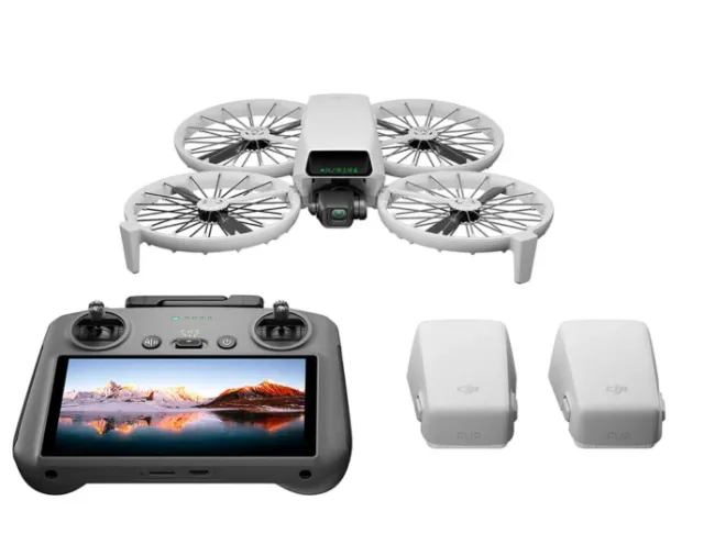 Vendo Drone DJI Flip Fly More RC 2 com Tela e 3 Baterias