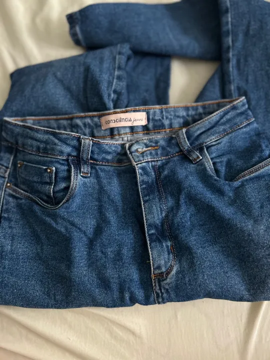 Calça Jeans Azul - Consciência Jeans