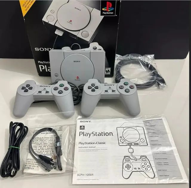 Ps1 Mini Original na Caixa completo 2 controles / super conservado - Foto 2