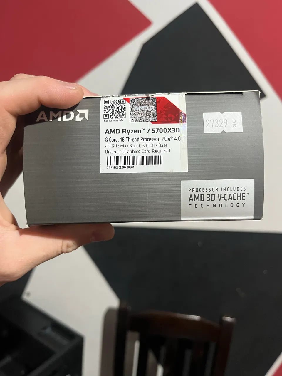 AMD Ryzen 7 5700X3D 本体　コア不良品? AMD Ryzen 7 5700X3D 本体 コア不良品? AMD Ryzen 7 5700X3D 本体 コア