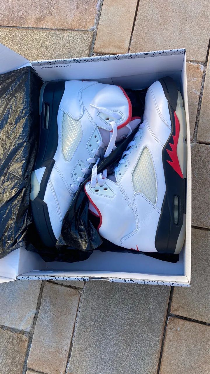 Nike Air Jordan 5 Fire Red - Calçados - Gleba Fazenda Palhano