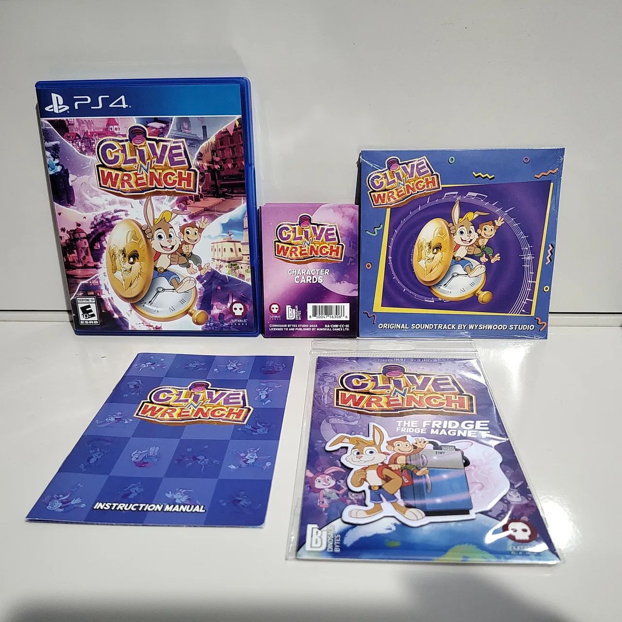 Clive 'N' Wrench Collector's Edition PS4 Raríssimo Box Completo - Foto 2
