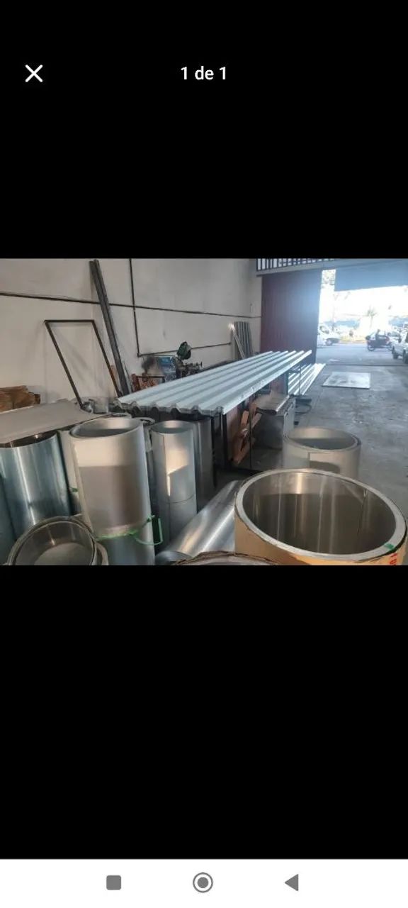 Telhas em galvalume 0.43 mm