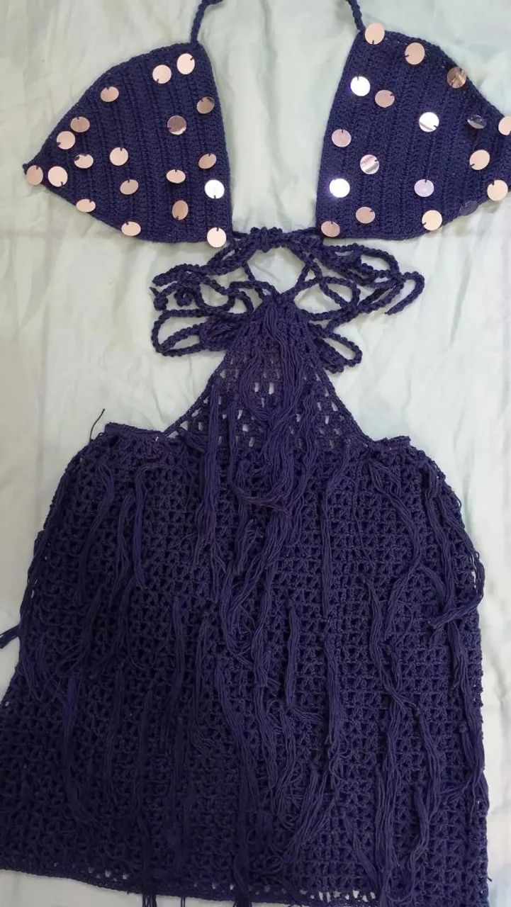 Vestido de crochê  - Foto 3