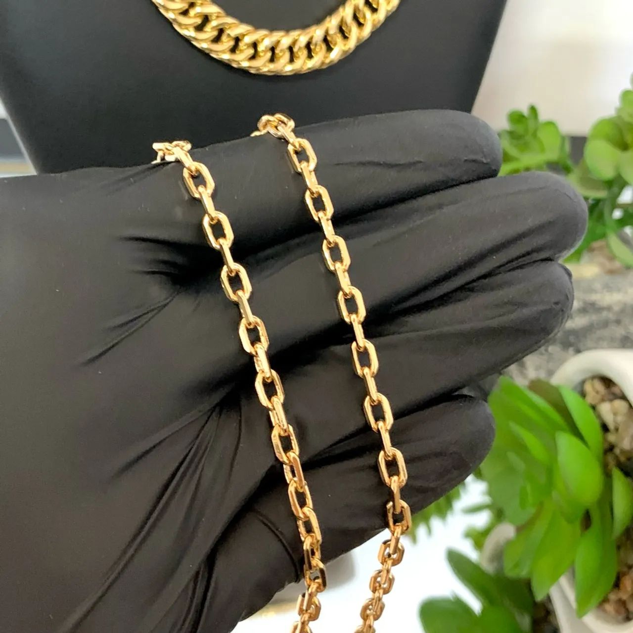 Cordão de Ouro 18k banhado