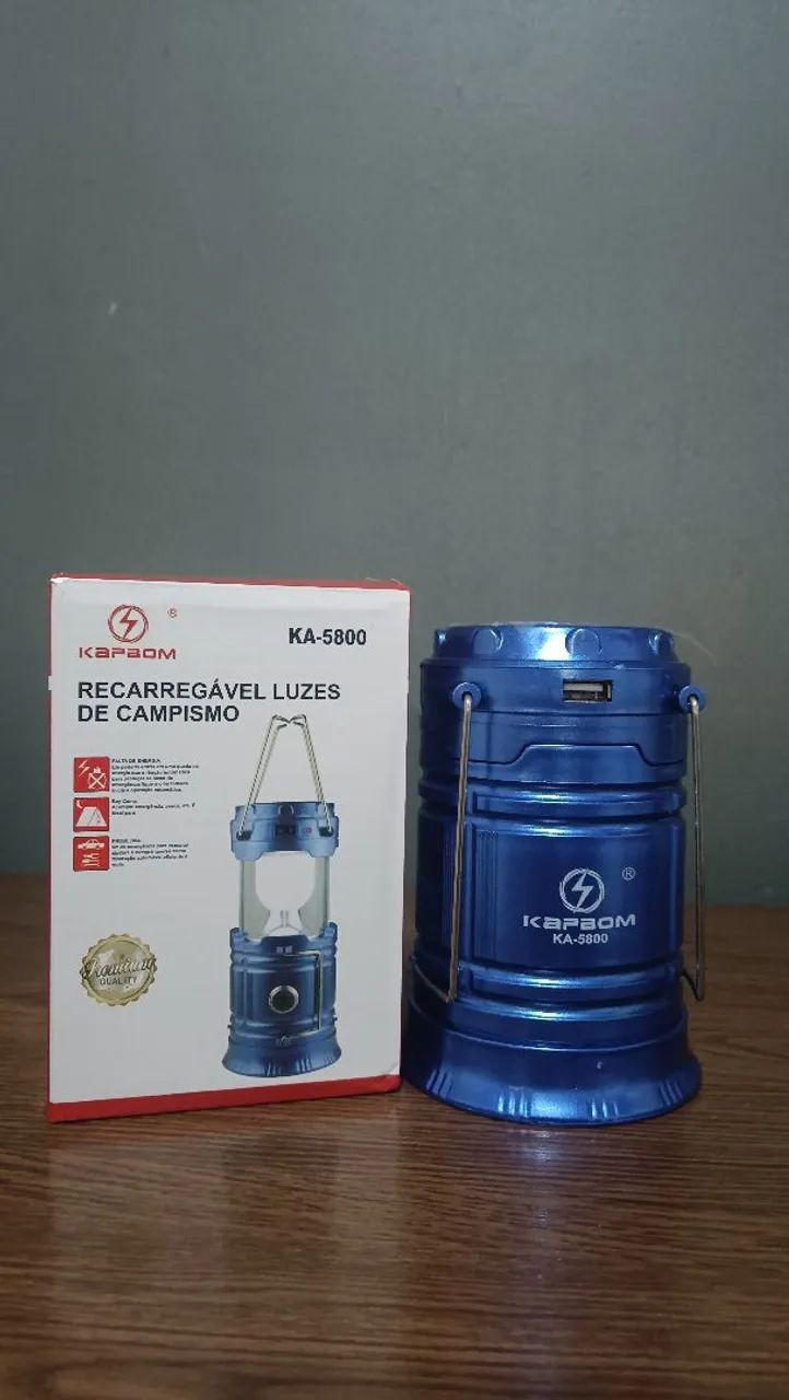 Lanterna Recarregável de Camping KSPOM KA-5800 - Foto 2