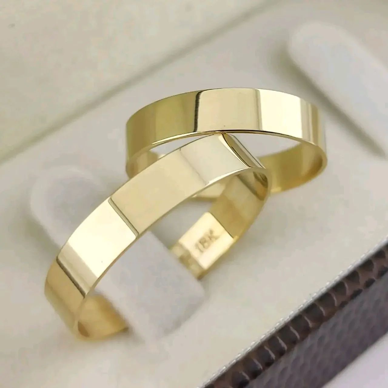 Alianças de Casamento em Ouro - Foto 3