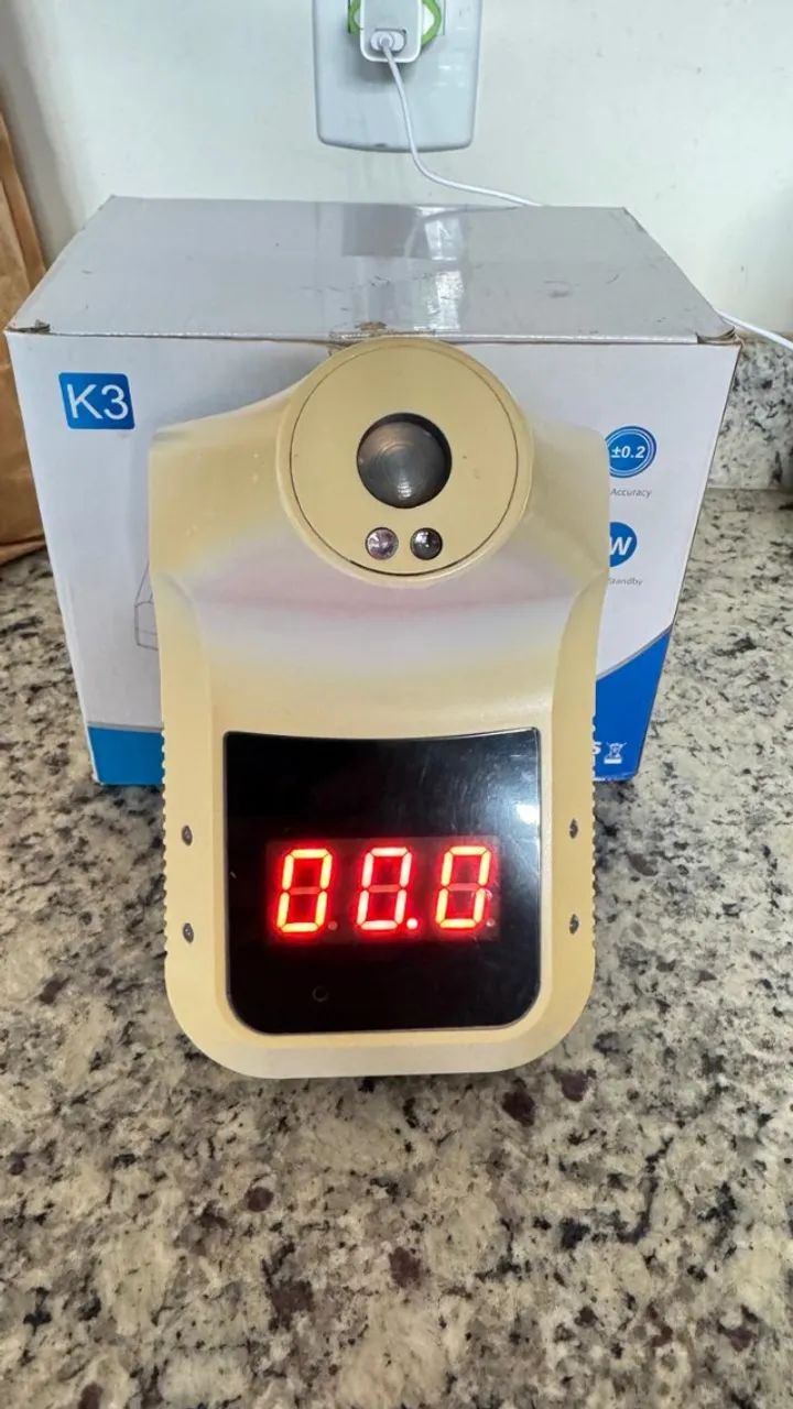 Termômetro De Parede Digital Infravermelho Sem Contato K3 