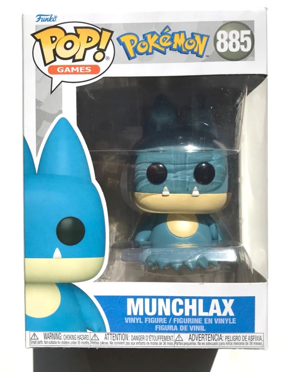 Boneco Funko Pop! Games Pokémon Munchlax 885 Original