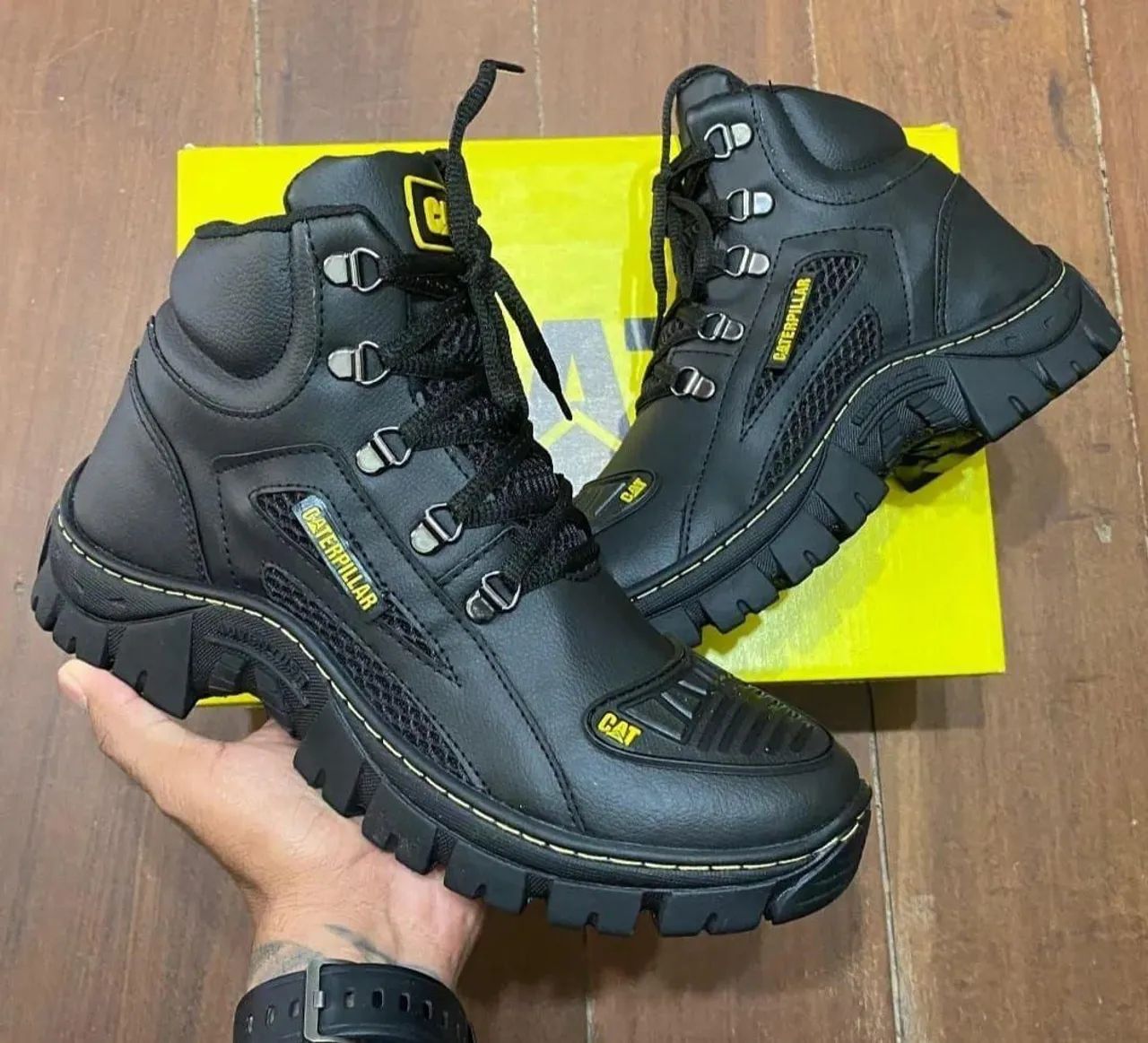 Botas Caterpillar Masculinas - Preta. E marrom  38 ao 44