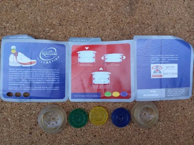  RARIDADE !!!!  Amortecedores do Tênis Rainha System (Usado) - Foto 3