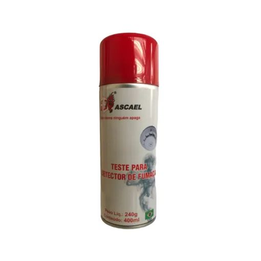 Spray de teste para detector de fumaça